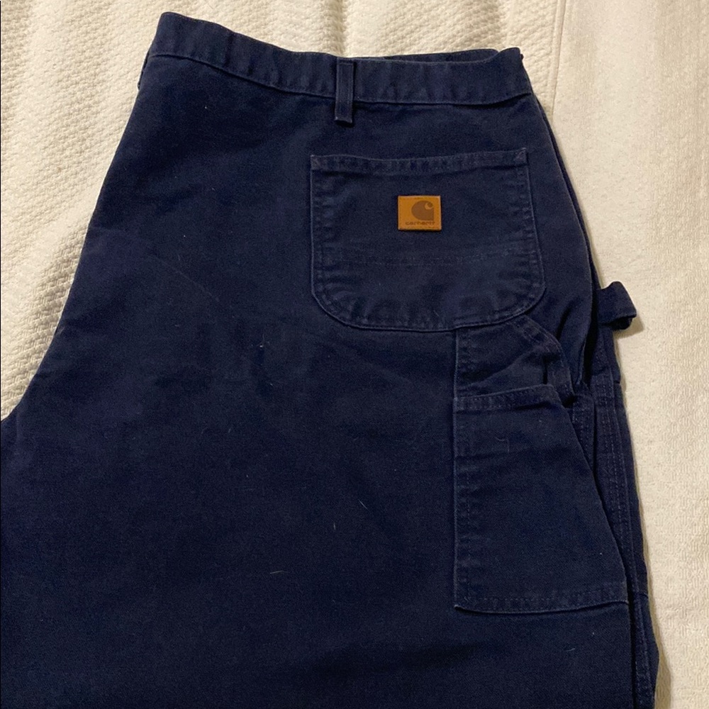 Carhartt Men's Dark Blue Cargo Pants - Picture 7 of 13